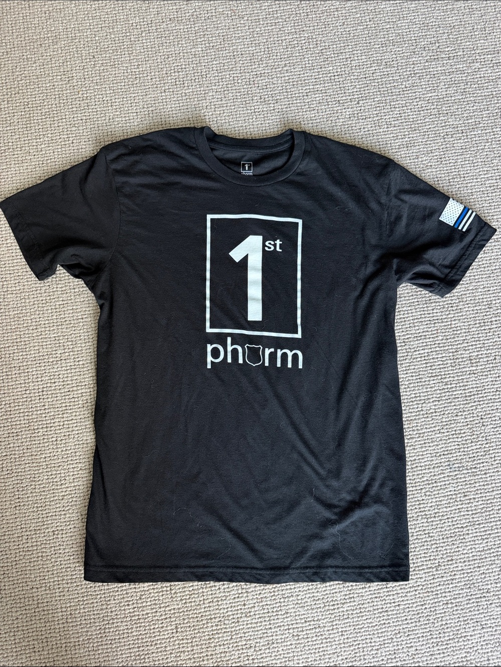 Phorm Black 1st Logo Short Sleeve Tee